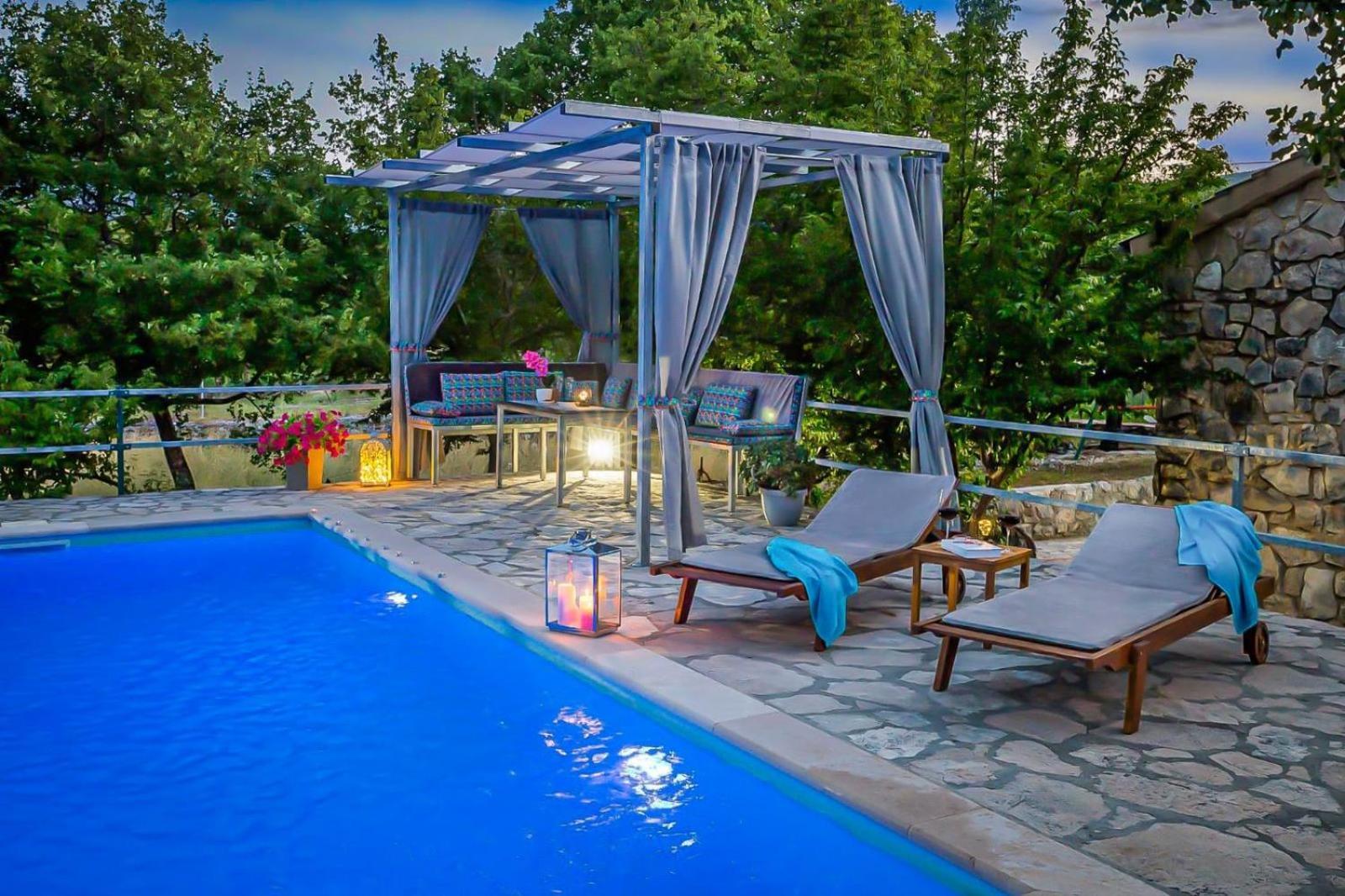 Villa Ognjistar In The Hinterland Of Makarska Riviera Zmijavci Екстериор снимка